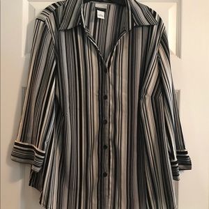 Kim Roger’s Plus Size Button Down Blouse